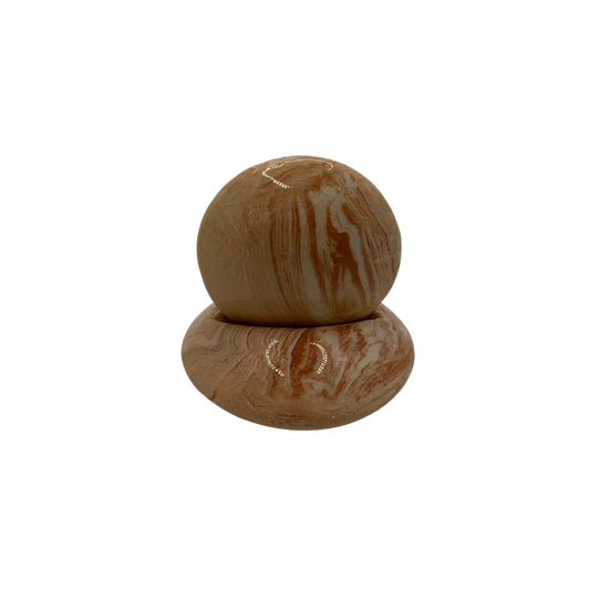 Lot pierre visage massage, support